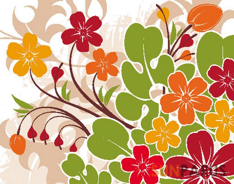 floral pattern016